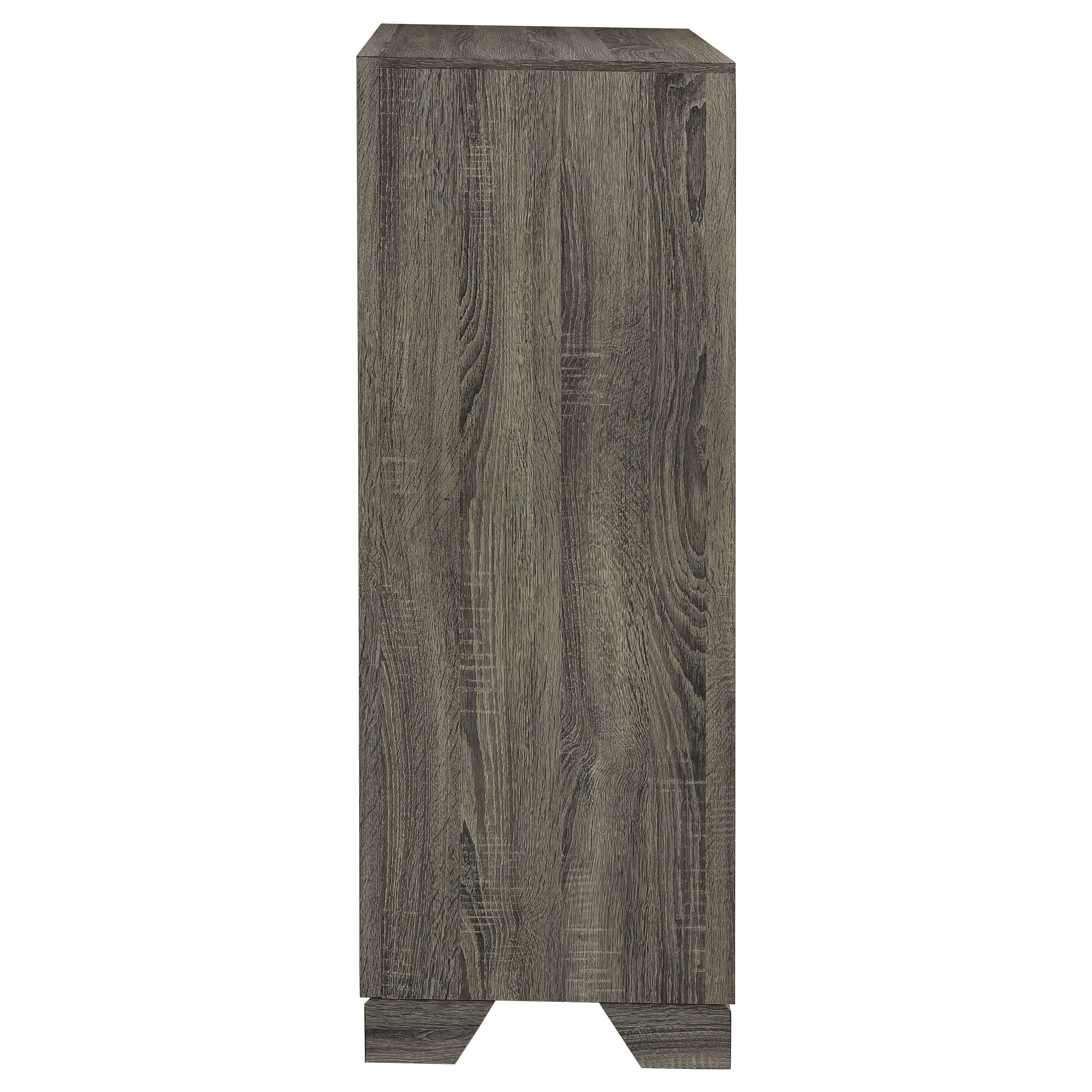 Wright 4-drawer Chest Of Drawers Brown Oak
