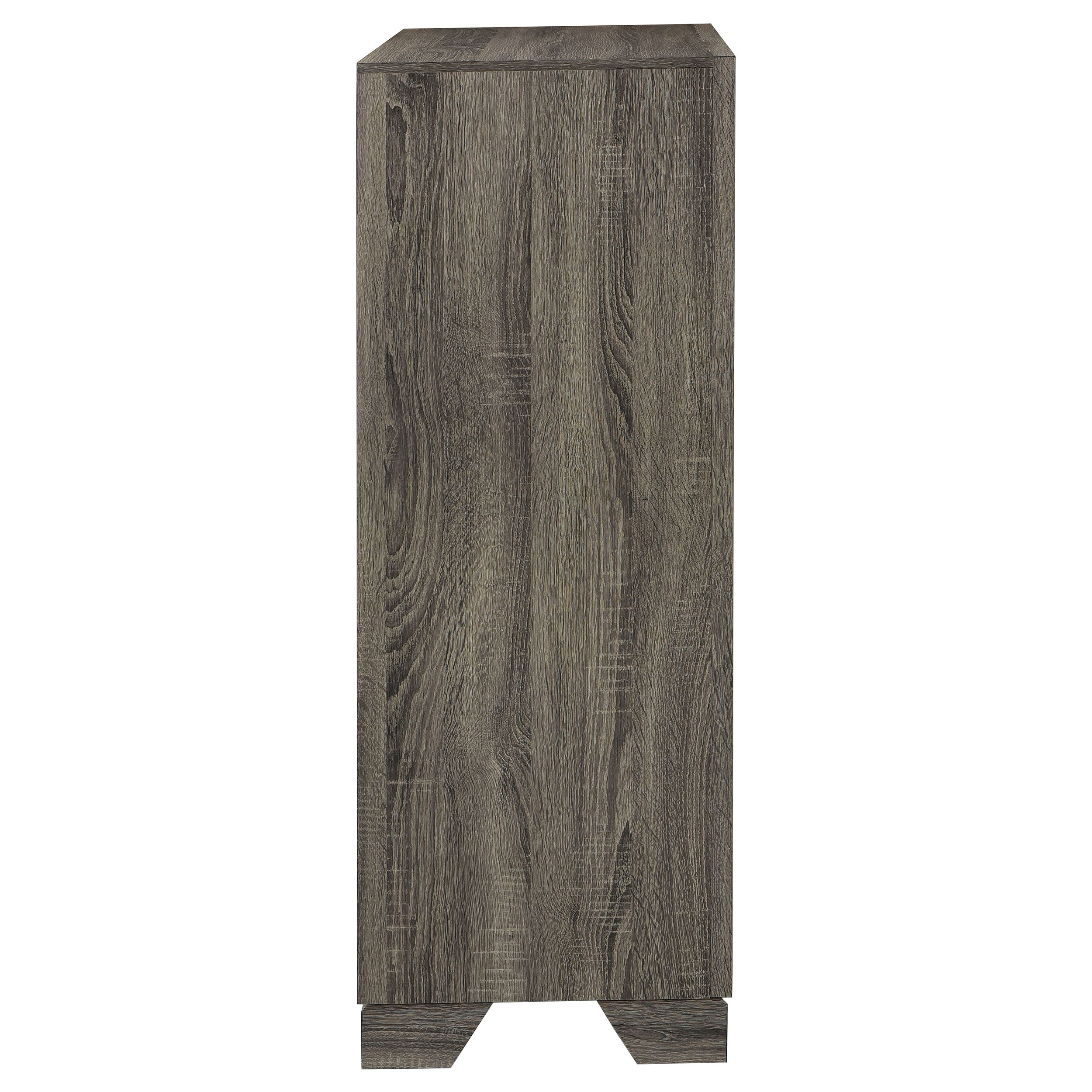 Wright 4-drawer Chest Of Drawers Brown Oak