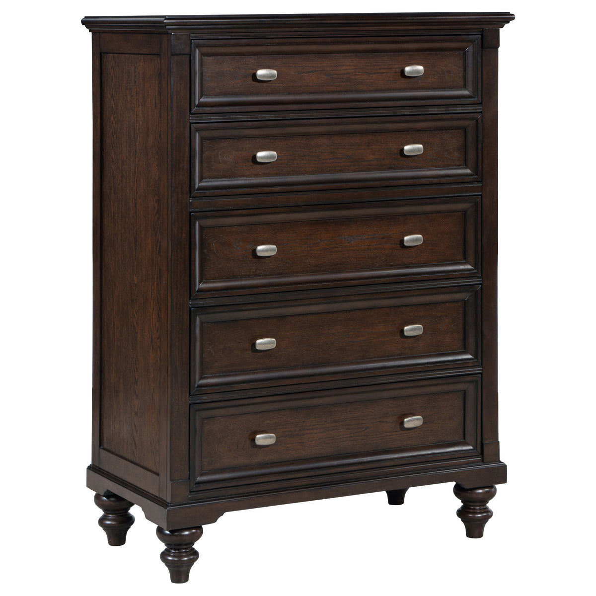 Andover 5-drawer Chest Of Drawers Dark Oak
