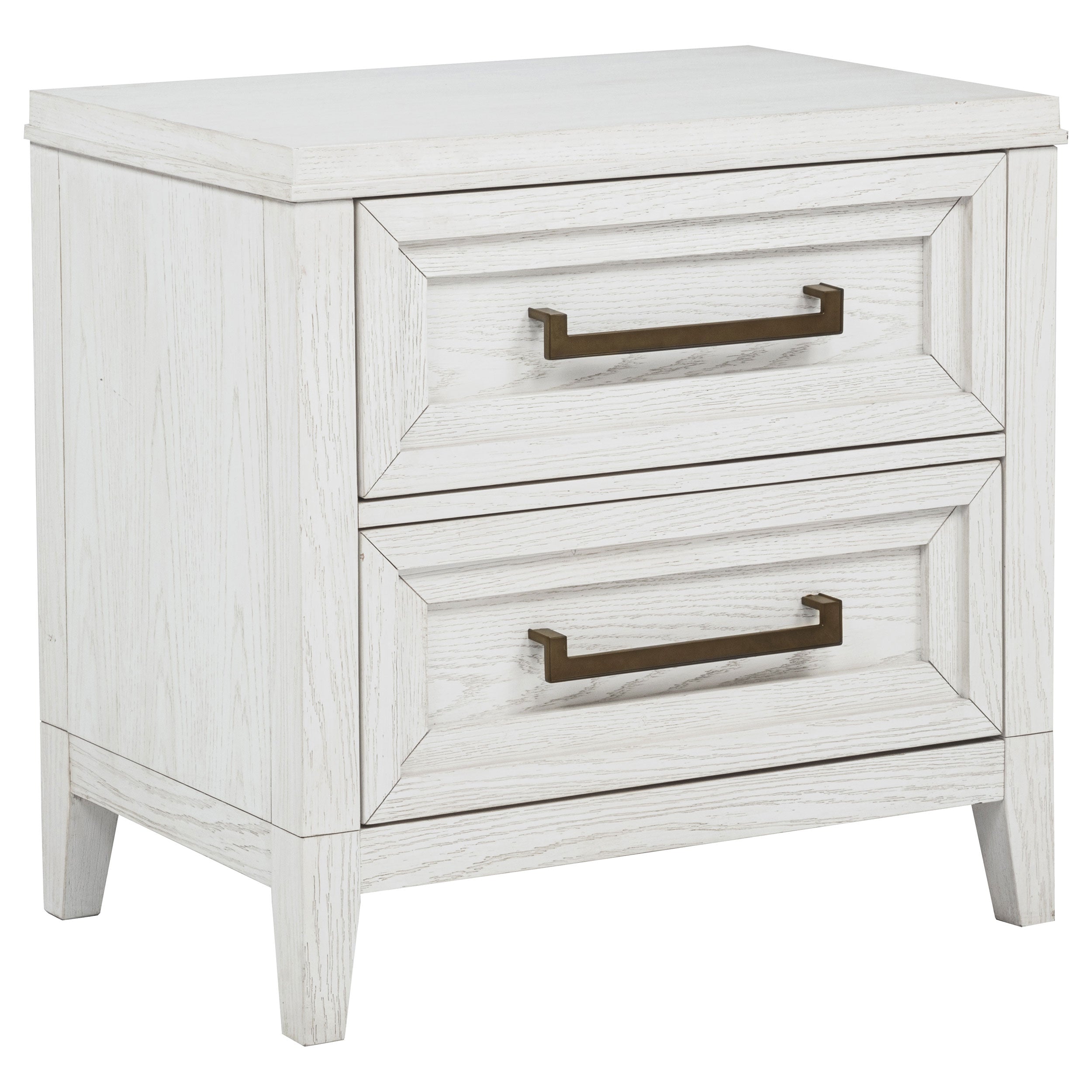 Marielle 4-piece Cal King Bedroom Set Distressed White