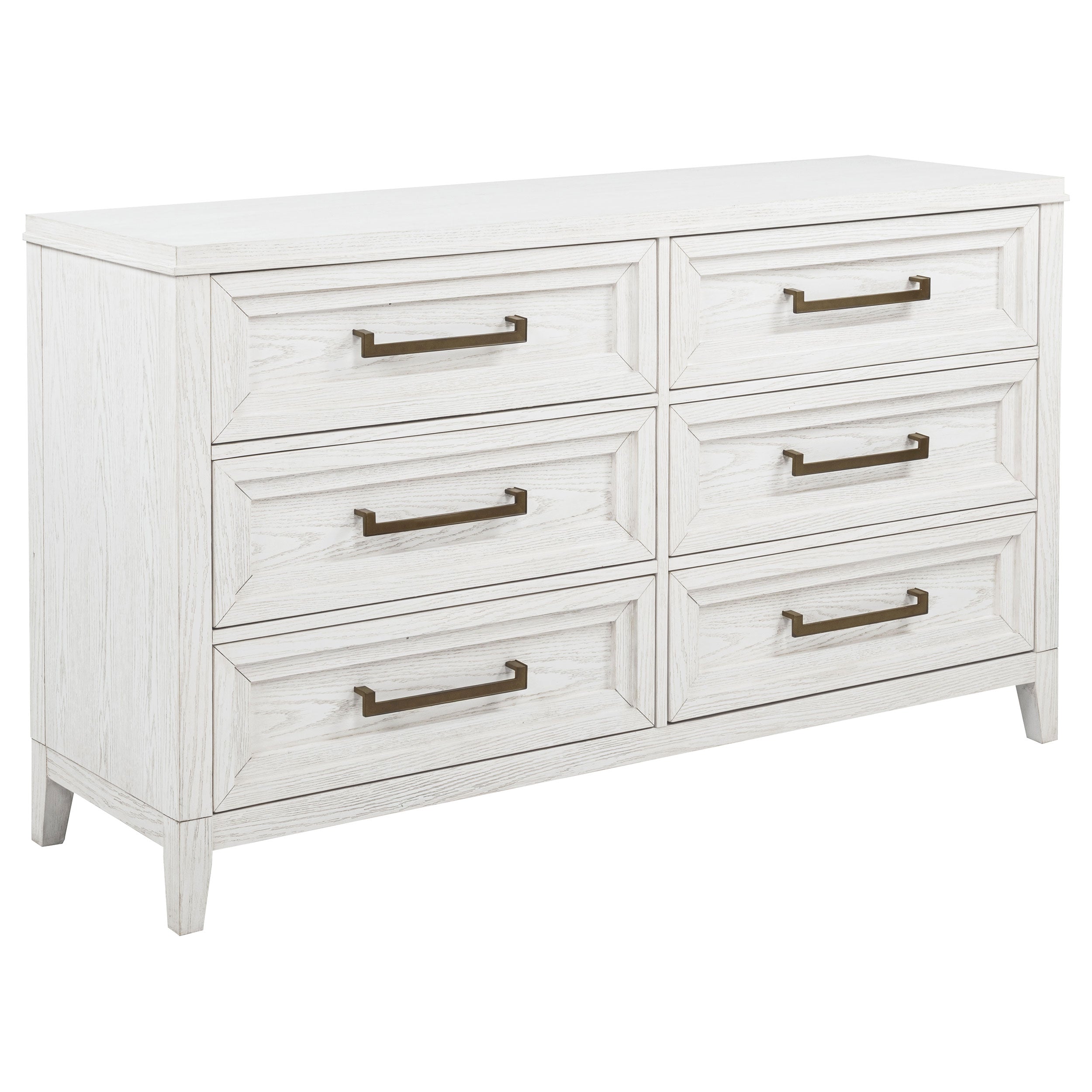 Marielle 4-piece Cal King Bedroom Set Distressed White