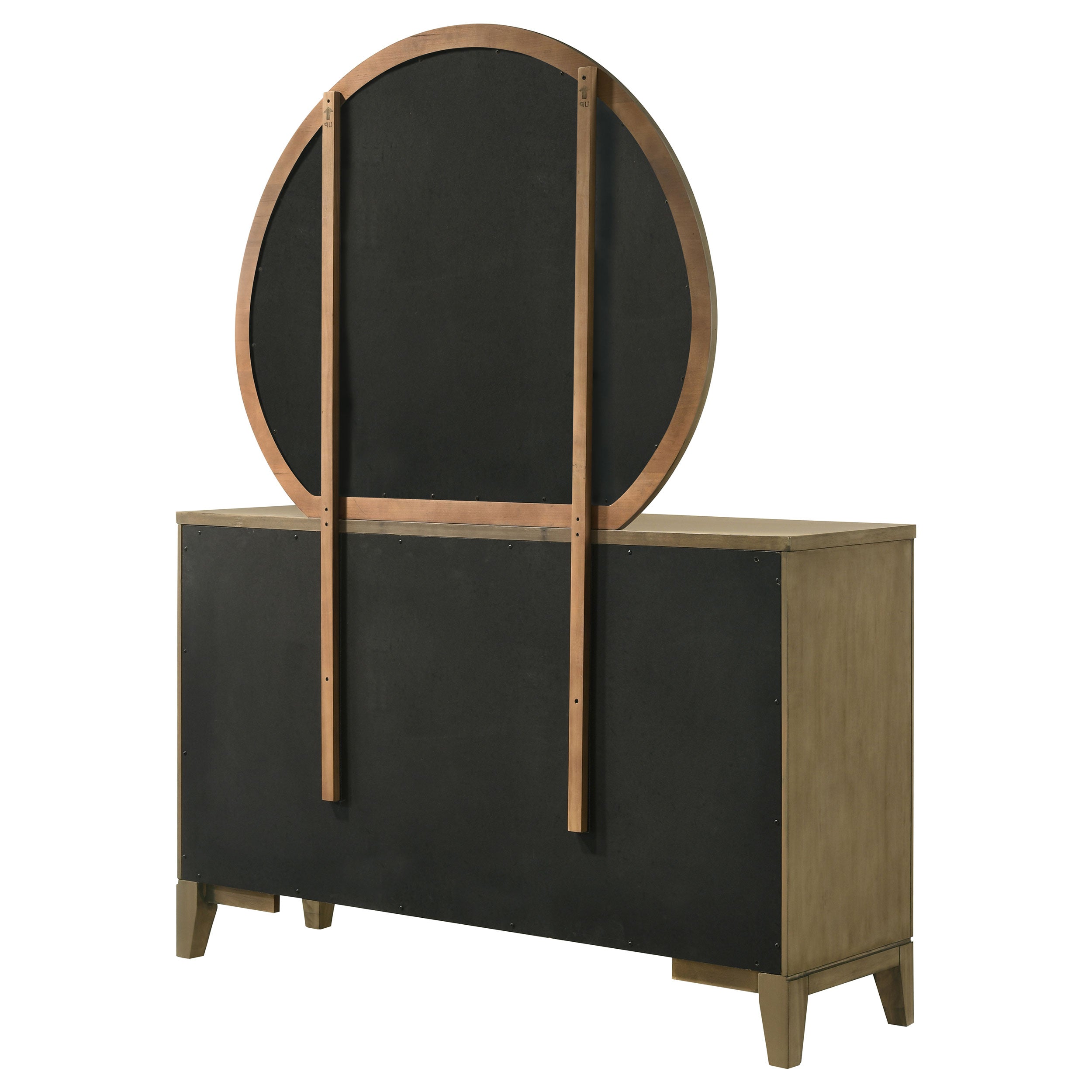 Granada 8-drawer Dresser And Mirror Natural Pine