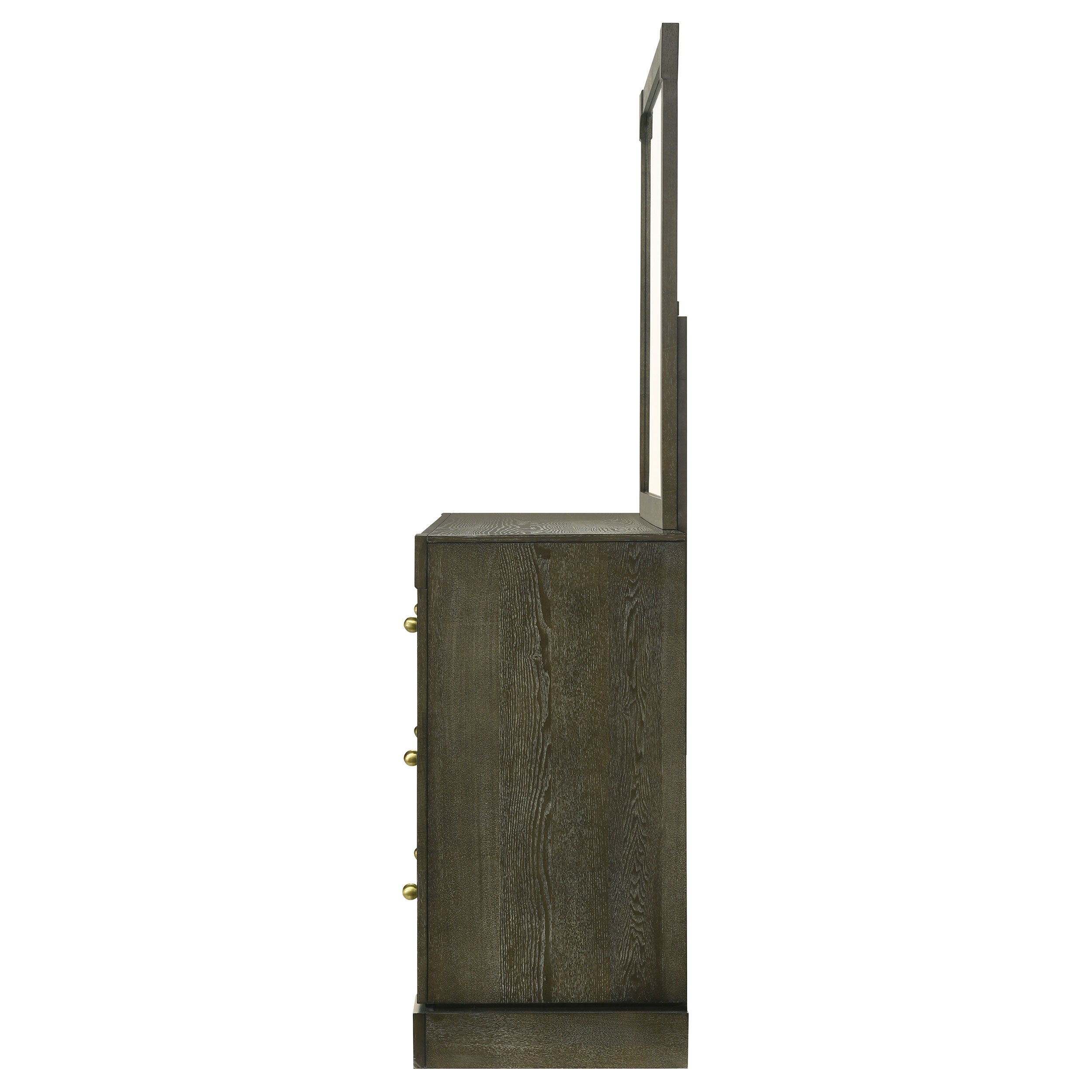 Gran Park 6-drawer Dresser And Mirror Dark Cocoa