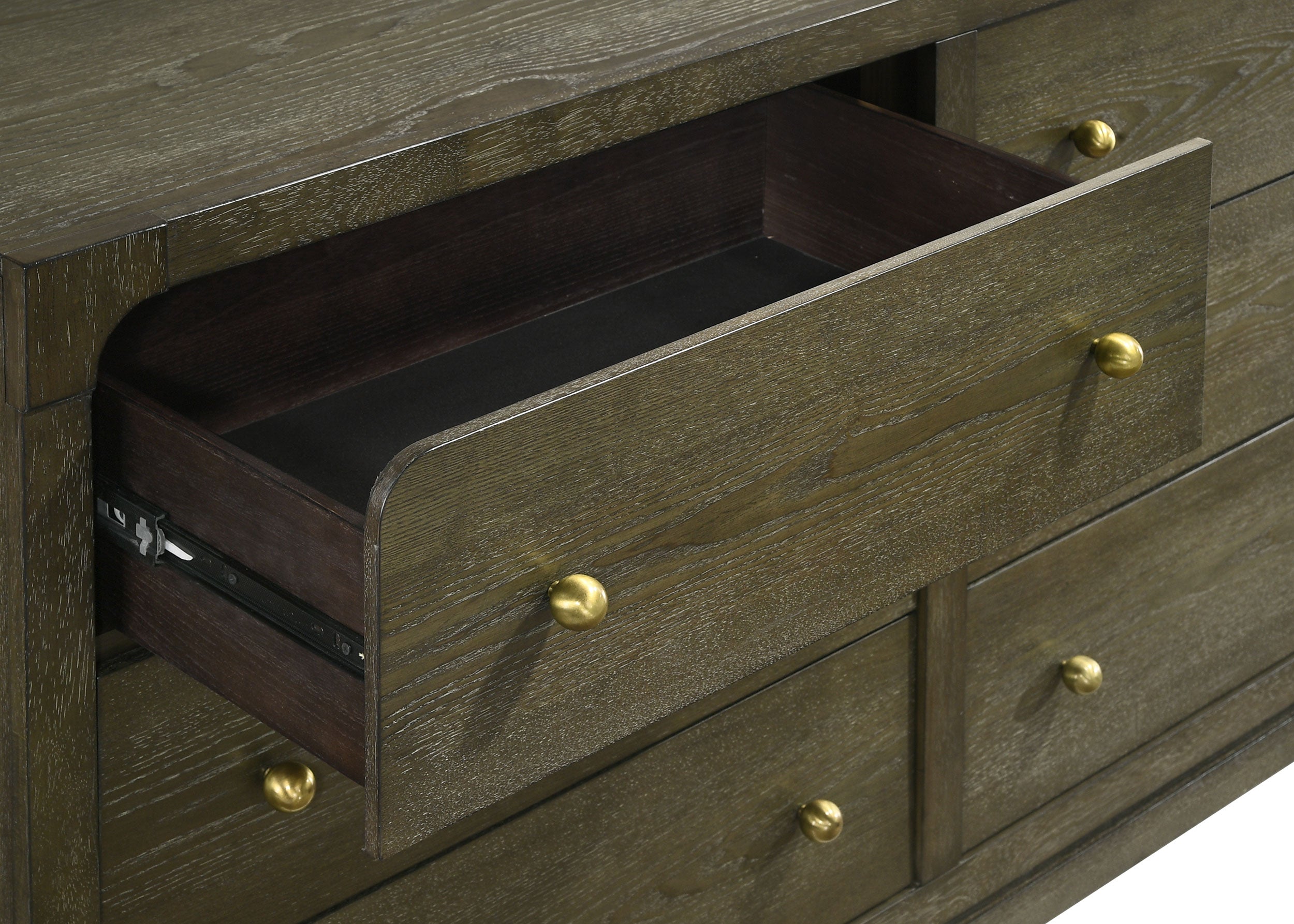 Gran Park 6-drawer Dresser And Mirror Dark Cocoa