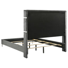 Lucia 5-piece Queen Bedroom Set Grey And Black