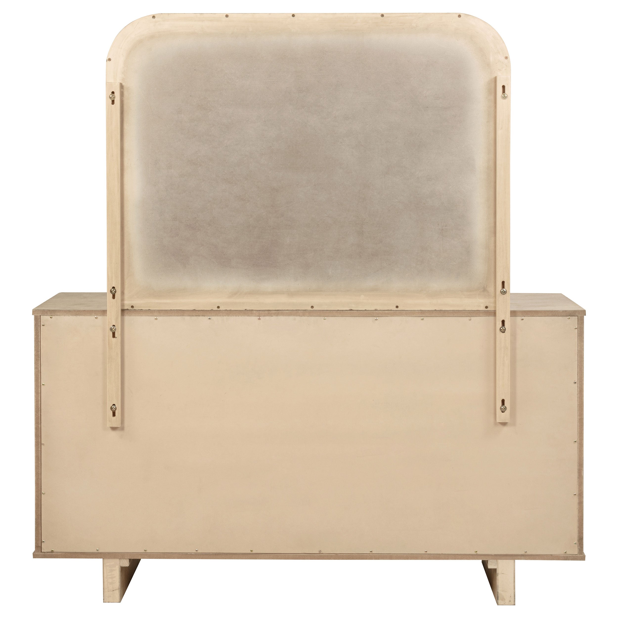 Kailani 9-drawer Dresser And Mirror Beige Oak