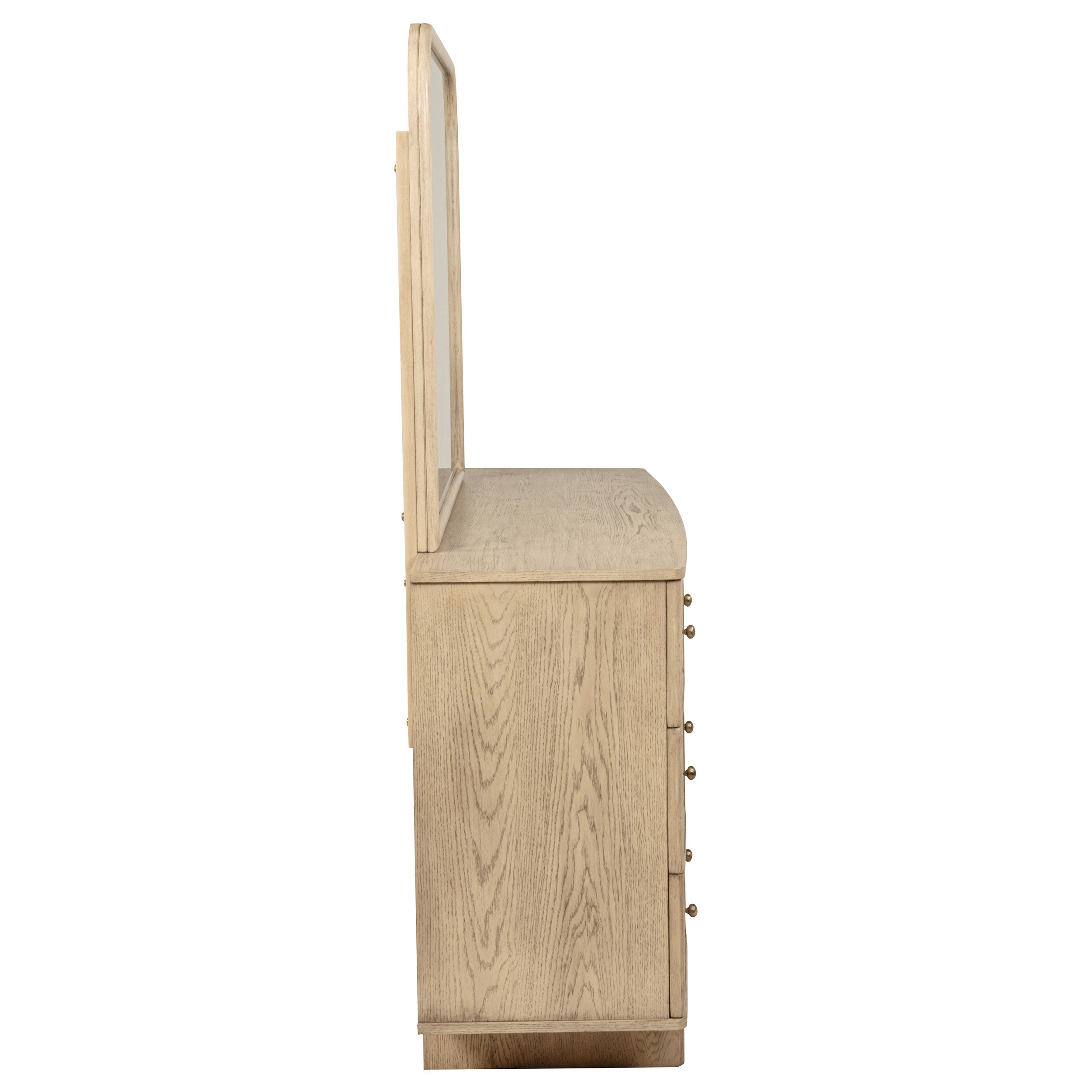 Kailani 9-drawer Dresser And Mirror Beige Oak