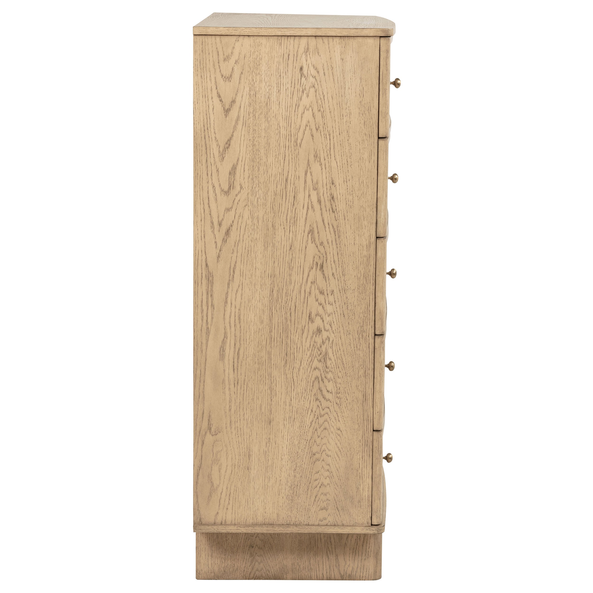 Kailani 5-drawer Bedroom Chest Of Drawers Beige Oak