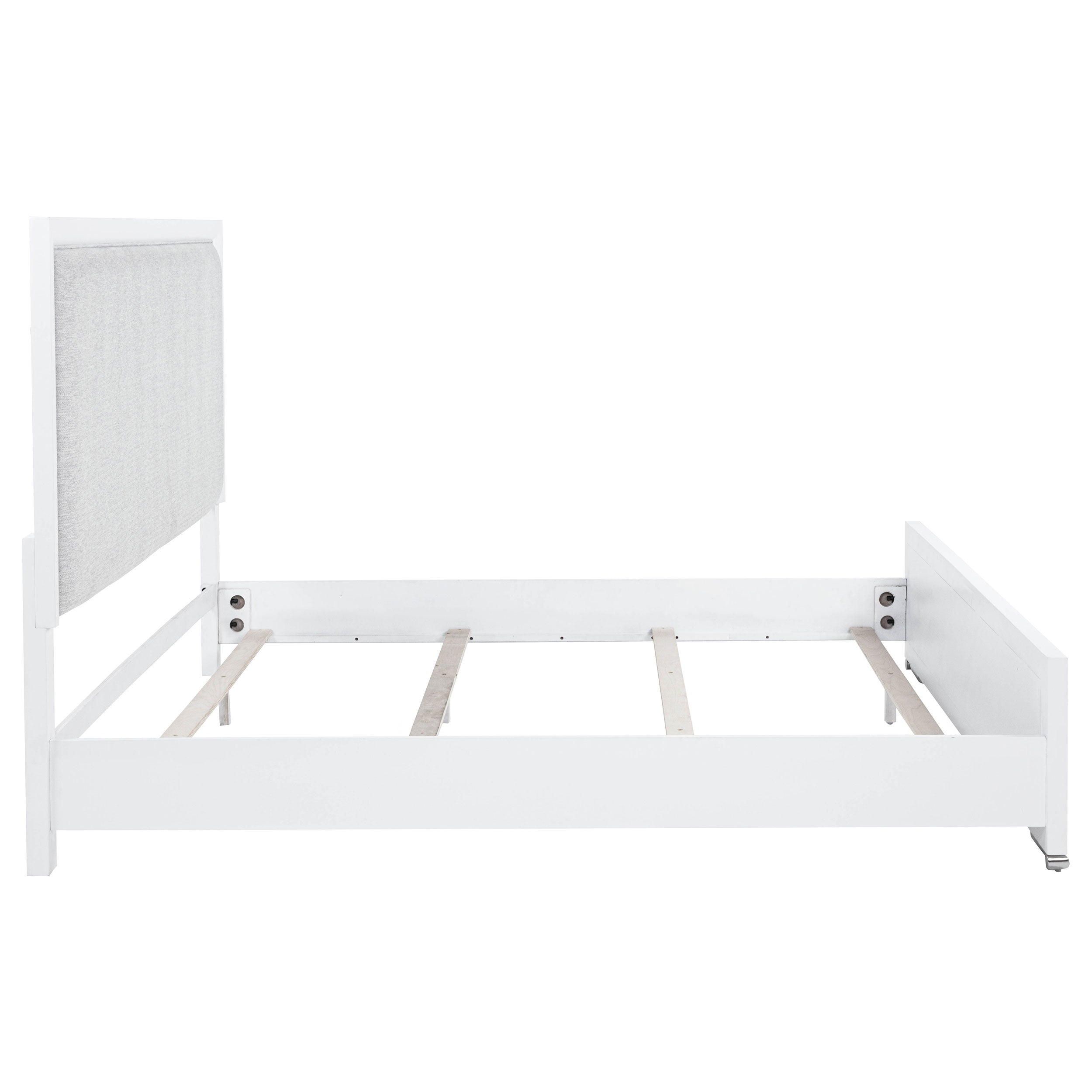 Gracemont 57-inch Eastern King Panel Bed Grey And White