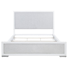 Gracemont 57-inch California King Panel Bed Grey And White