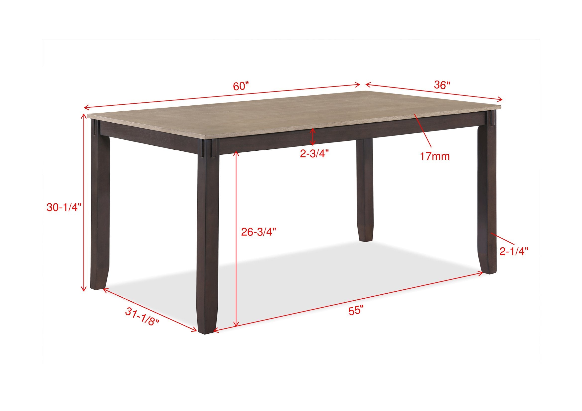 Branson Brown Dining Set - MyWaynesHome #