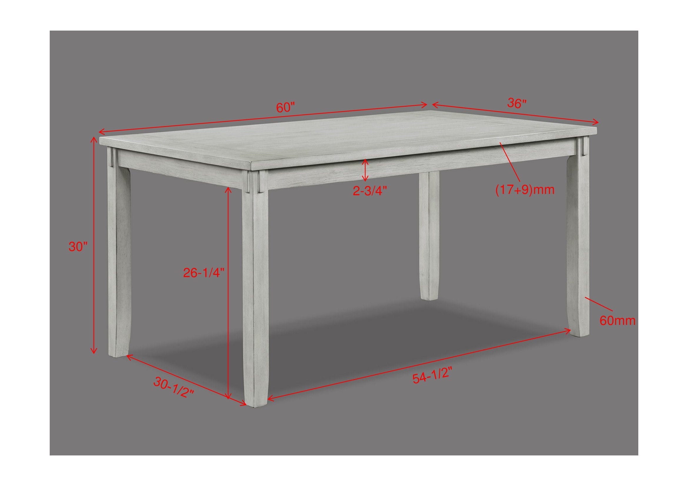 Clara Driftwood Dining Set - MyWaynesHome #