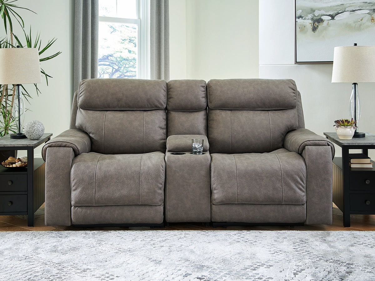 Starbot 3-Piece Power Reclining Sectional Loveseat with Console - MyWaynesHome #