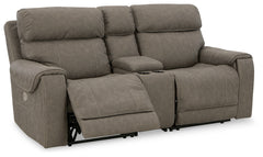 Starbot 3-Piece Power Reclining Sectional Loveseat with Console - MyWaynesHome #