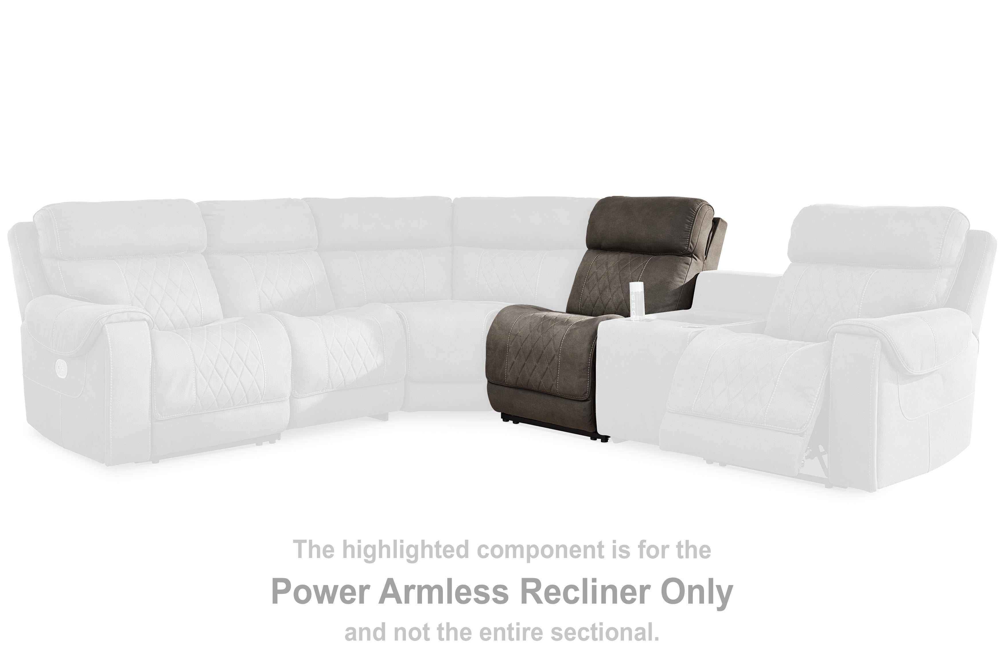 Hoopster Power Armless Recliner