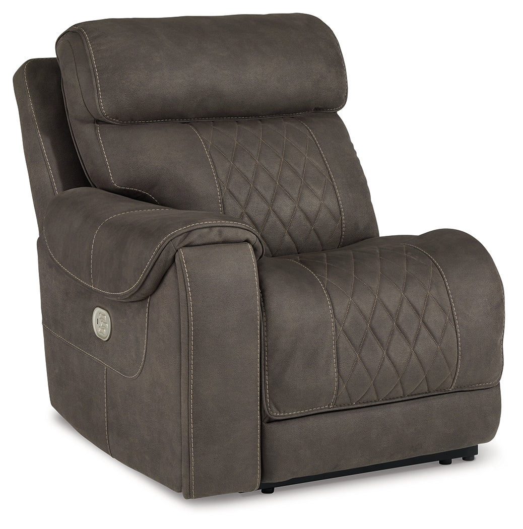 Hoopster Left-Arm Facing Power Recliner