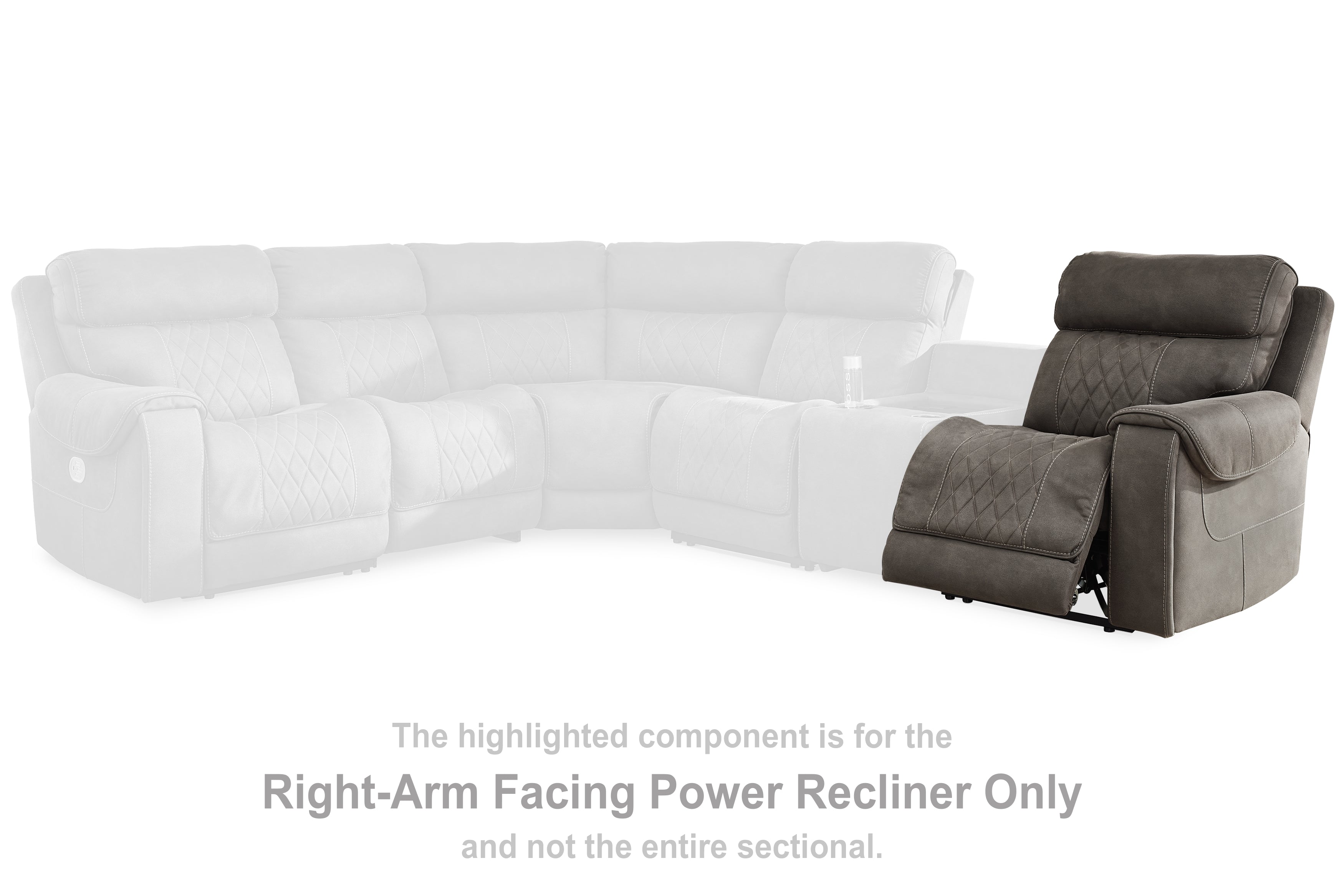 Hoopster Right-Arm Facing Power Recliner