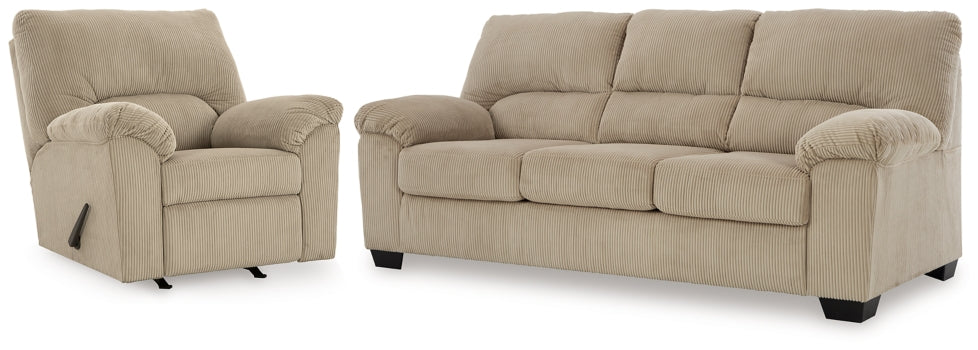 SimpleJoy Sofa and Recliner