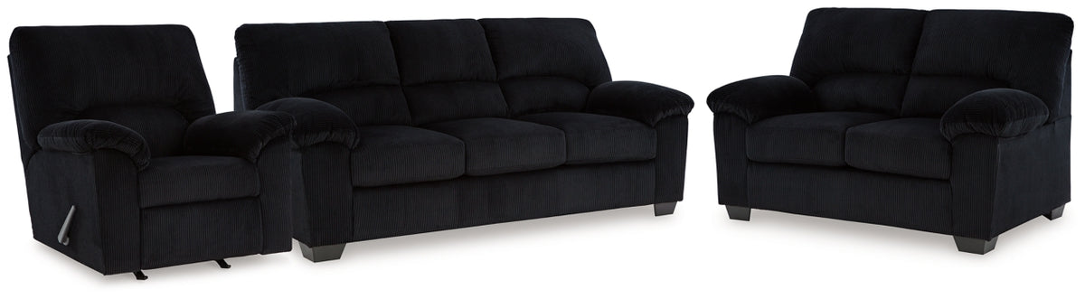 SimpleJoy Sofa, Loveseat and Recliner