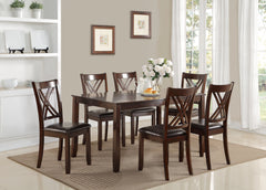 Eloise Brown 7-Piece Dining Set - MyWaynesHome #