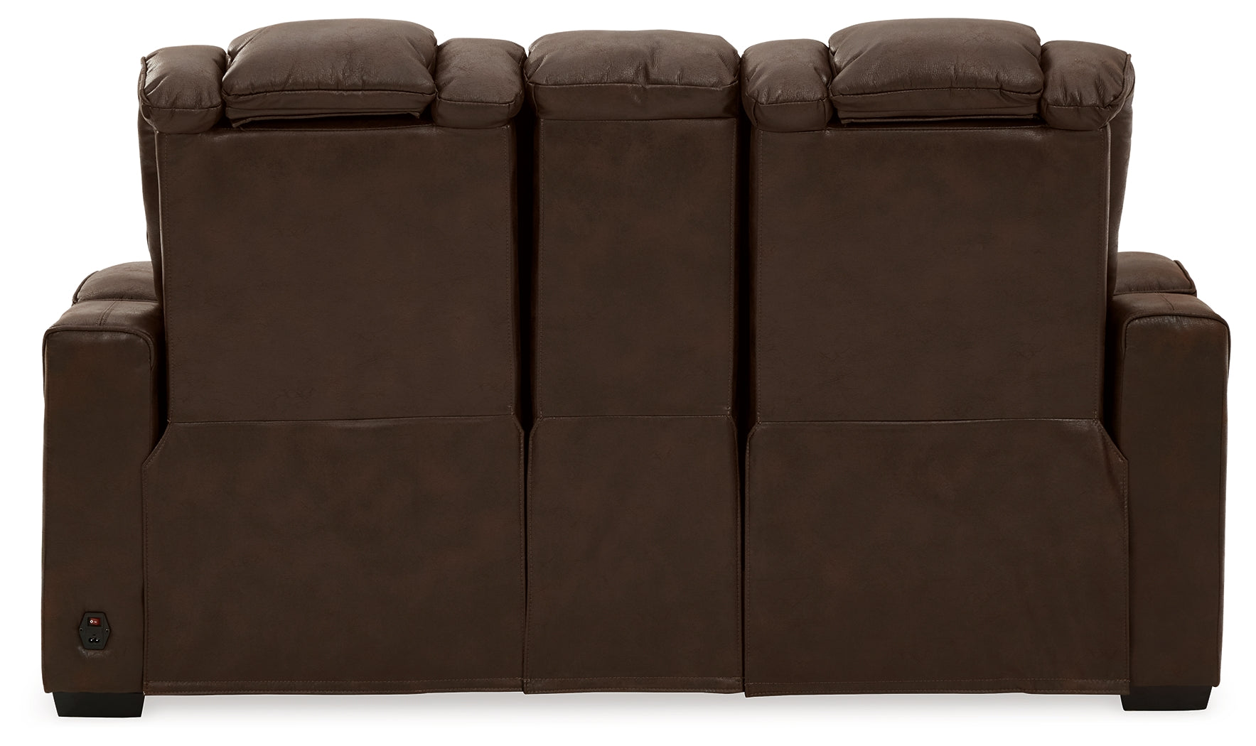 Owner's Box Power Reclining Loveseat and Power Recliner
