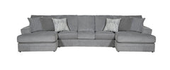 Glacier 3 Piece Sectional with Double Chaise - MyWaynesHome #