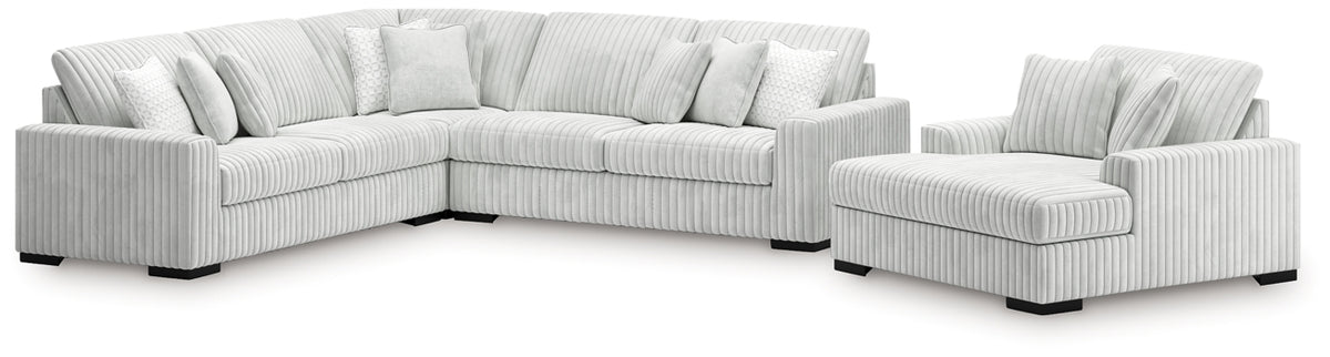 Stupendous 3-Piece Sectional and Oversized Chaise