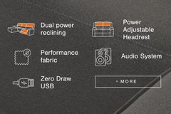 ModMax II 5-Piece Power Reclining Sectional with Chaise