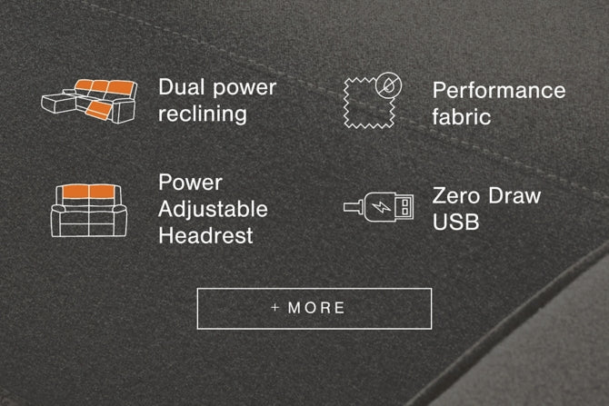 ModMax II 6-Piece Reclining Sectional with Console