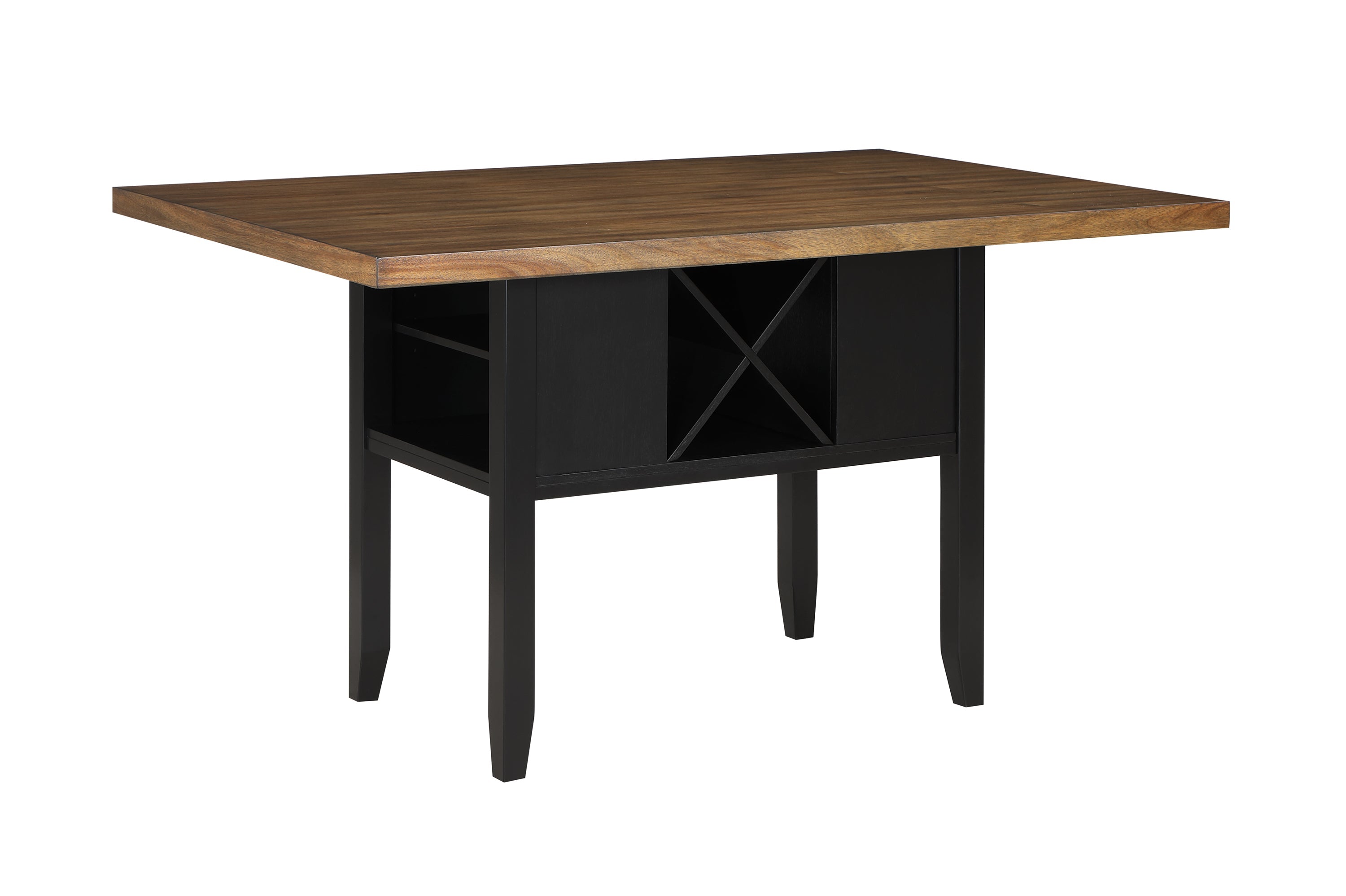 Dary Black/Brown Counter Height Dining Set - MyWaynesHome #