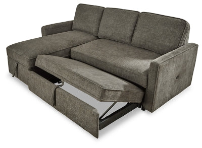 Kerle 2-Piece Sectional with Pop Up Bed - MyWaynesHome #