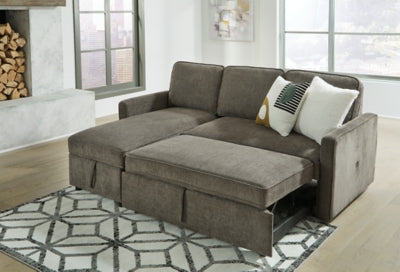 Kerle 2-Piece Sectional with Pop Up Bed - MyWaynesHome #