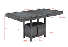 Bankston Gray Counter Height Table - MyWaynesHome #