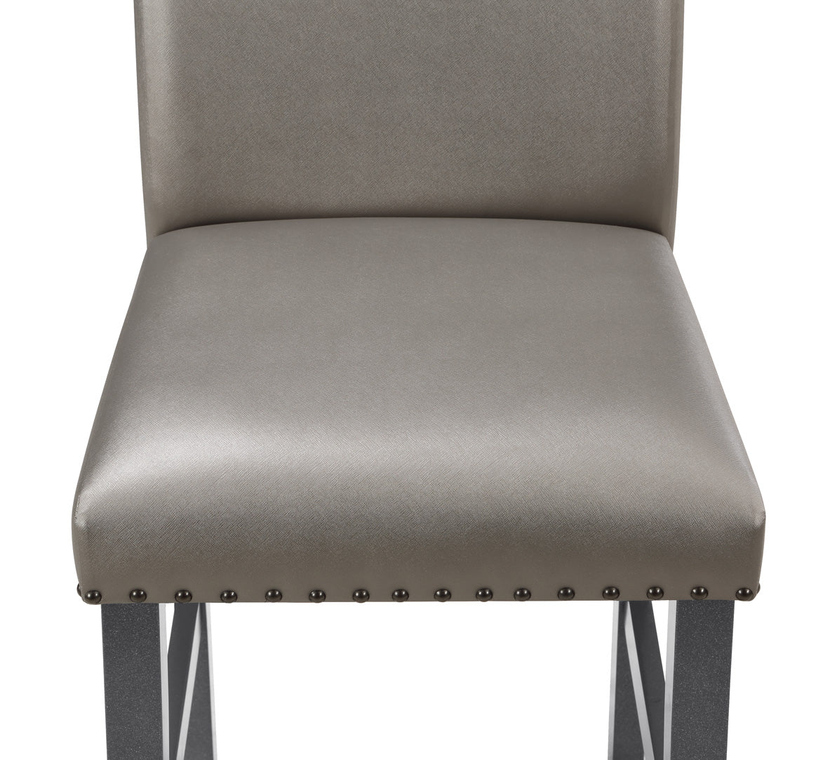 Bankston Gray Counter Height Chair, Set of 2 - MyWaynesHome #