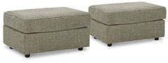 Cascilla Set of 2 Ottomans