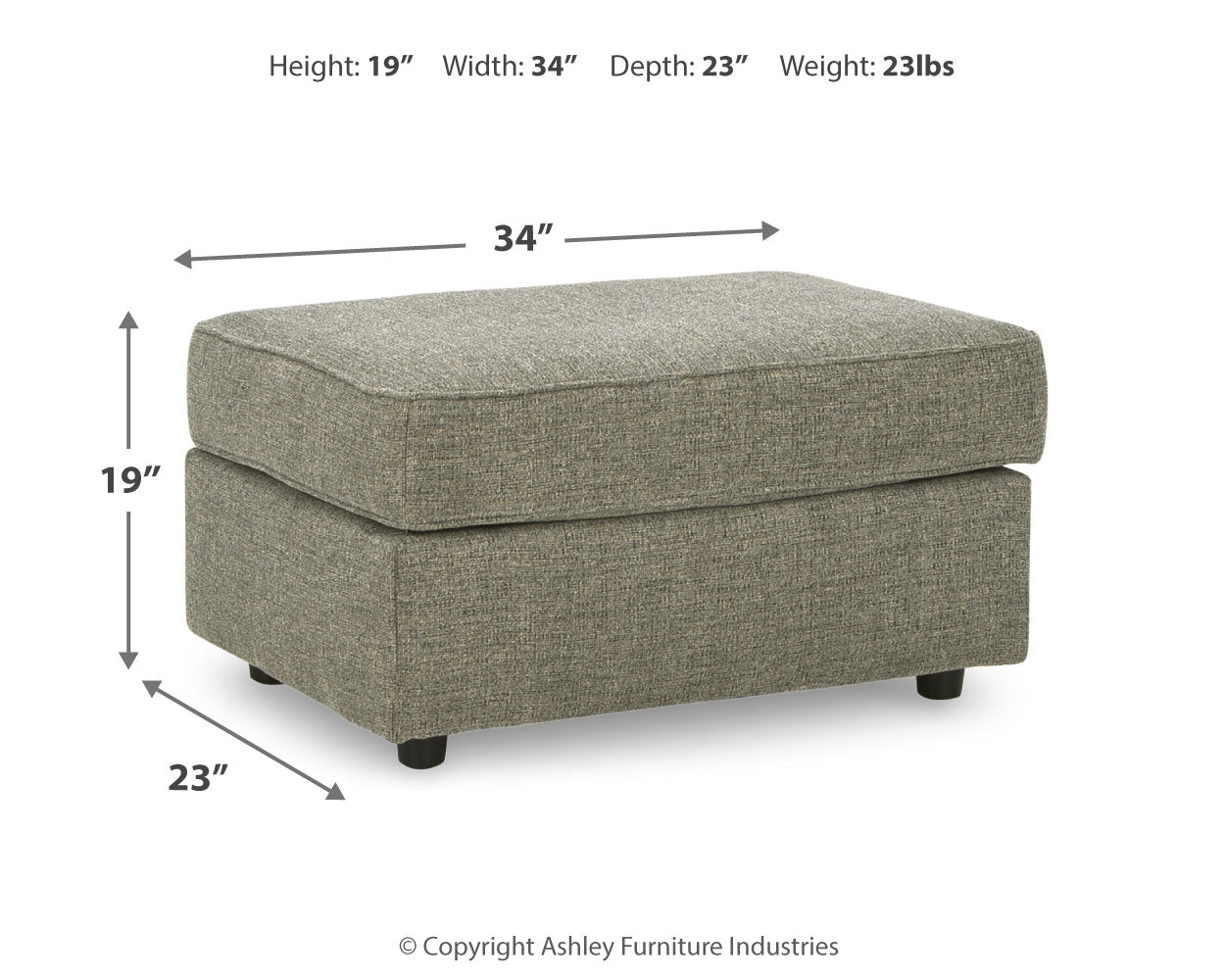 Cascilla Set of 2 Ottomans