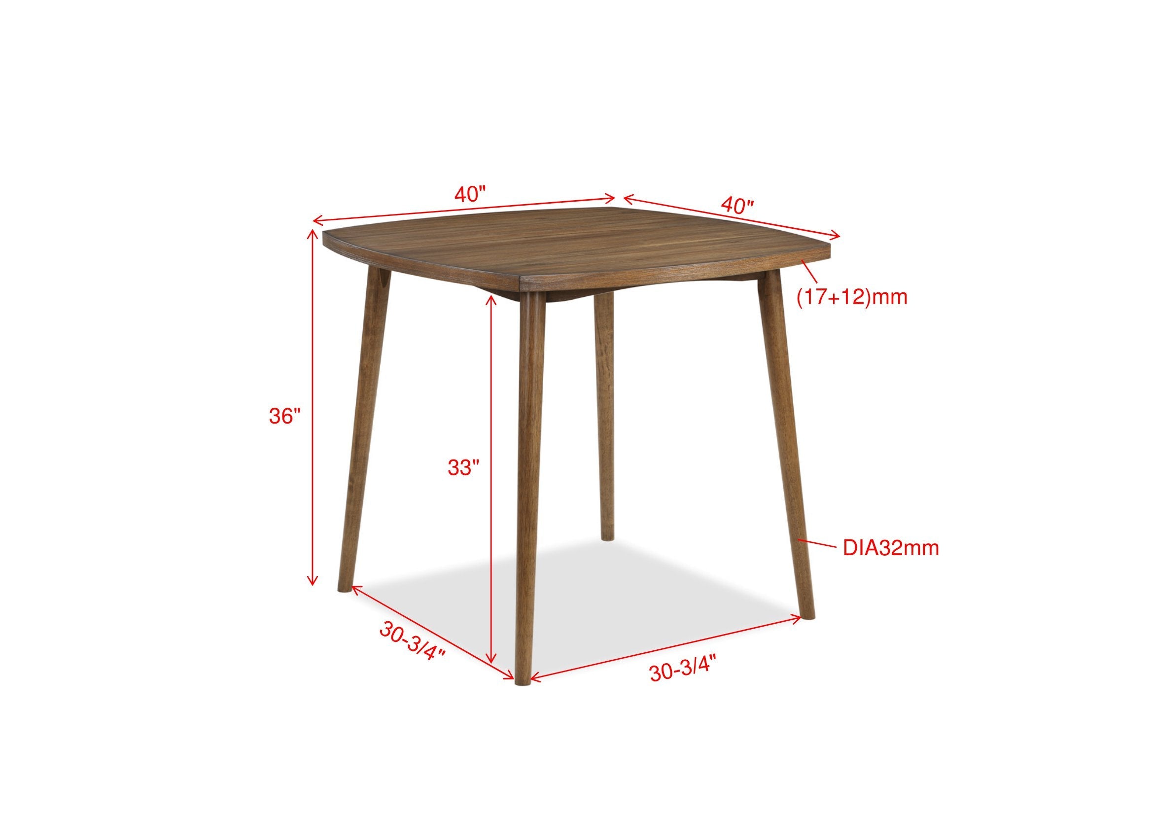 Weldon Brown Counter Height Table - MyWaynesHome #