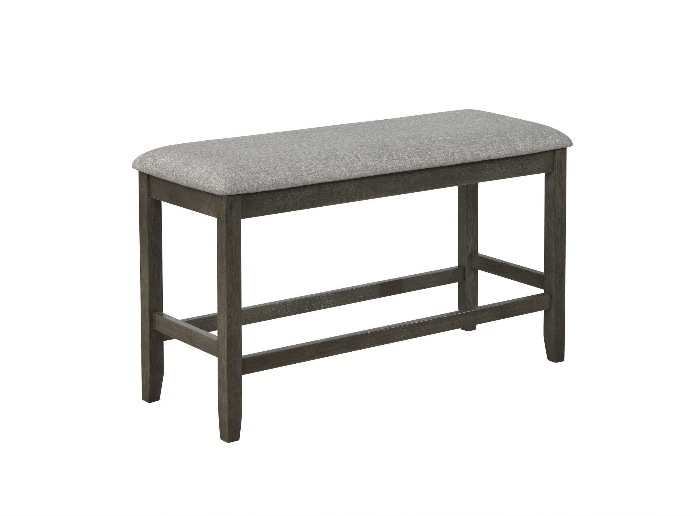 Nina Gray Counter Height Dining Bench - MyWaynesHome #