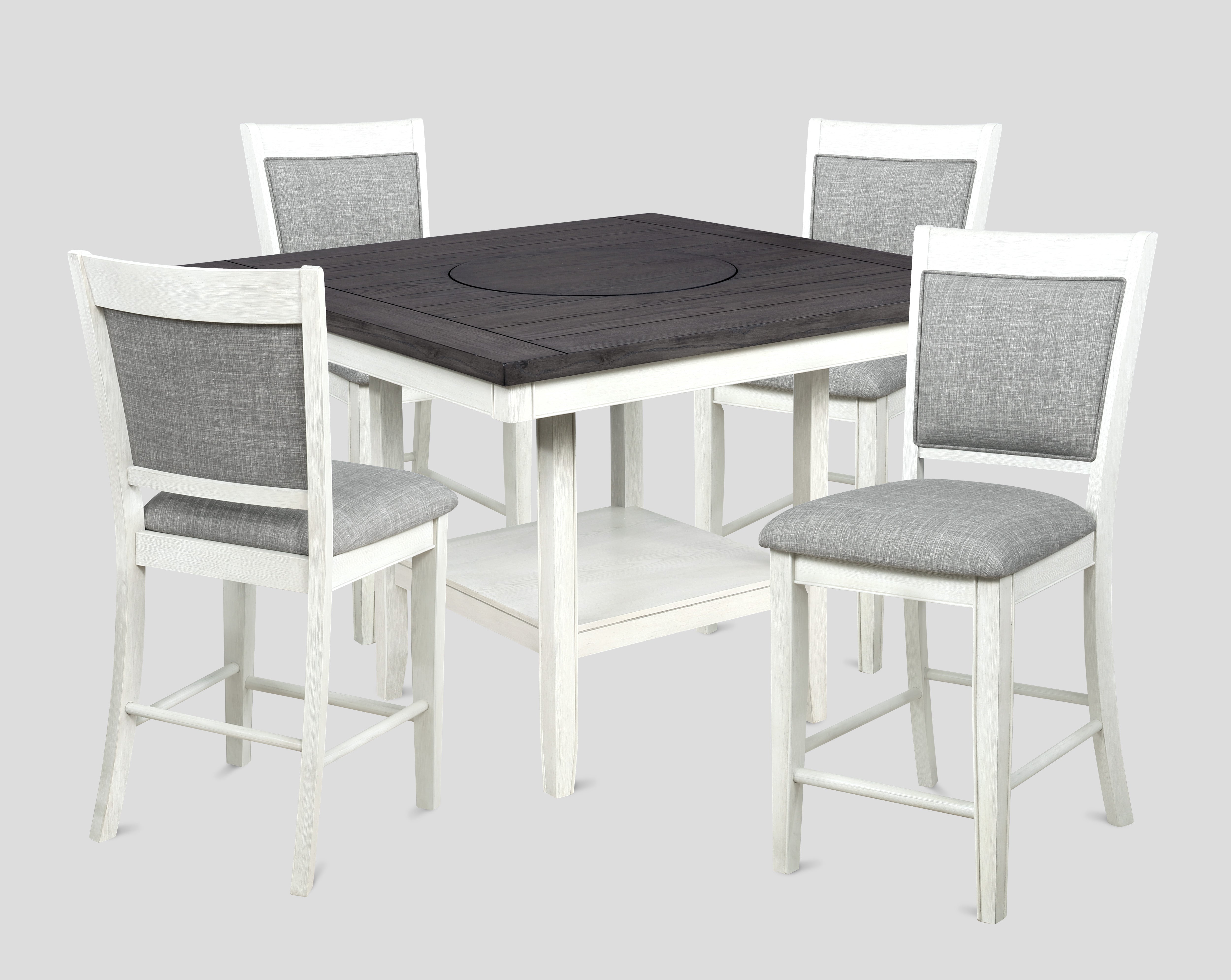 Fulton Chalk/White Counter Height Dining Set - MyWaynesHome #