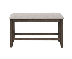 Fulton Gray Counter Height Dining Bench - MyWaynesHome #