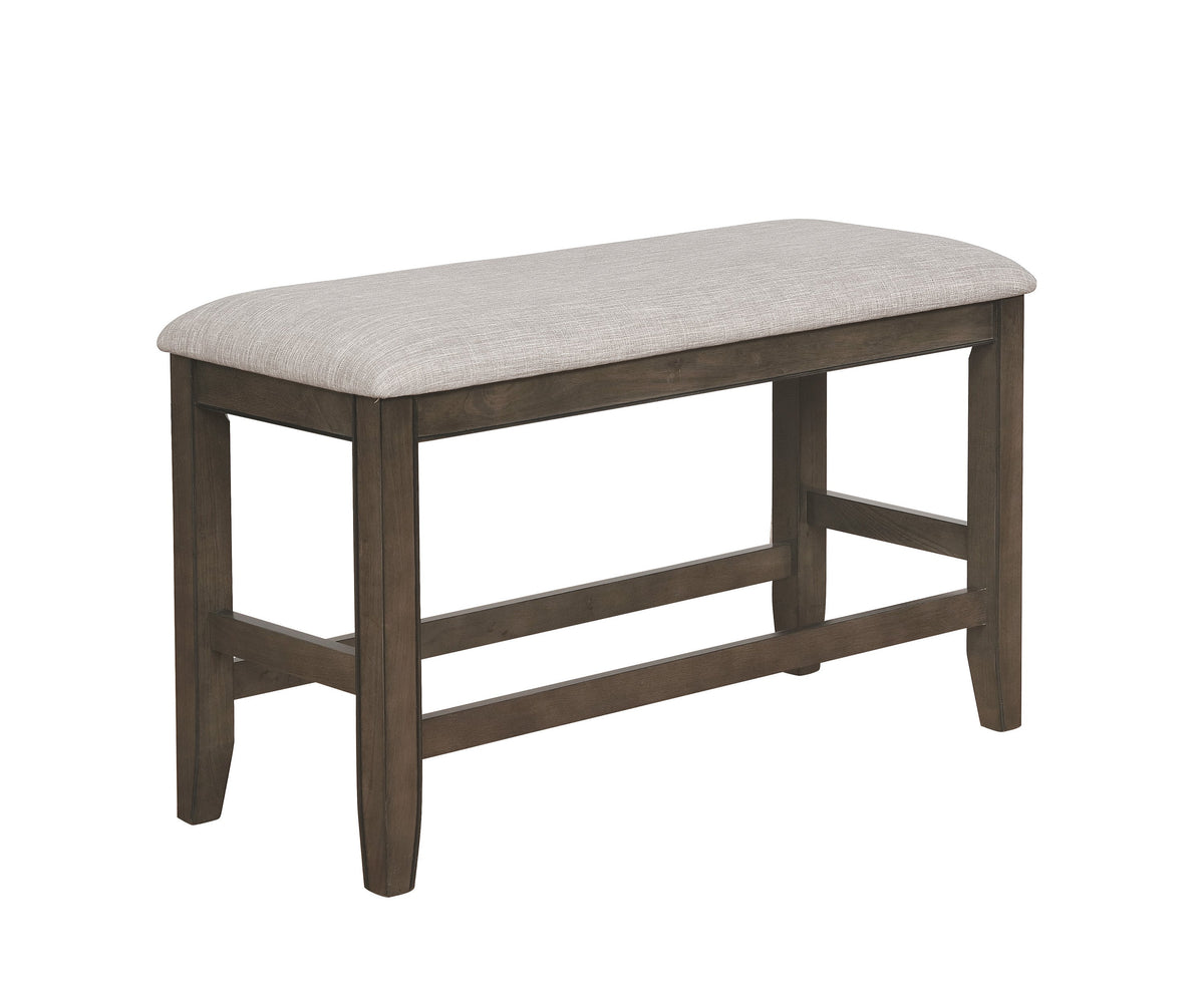 Fulton Gray Counter Height Dining Bench - MyWaynesHome #