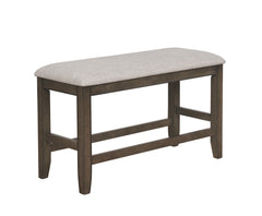 Fulton Gray Counter Height Dining Bench - MyWaynesHome #