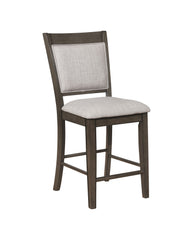 Fulton Gray Counter Height Chair, Set of 2 - MyWaynesHome #