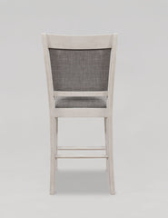 Fulton White Counter Height Chair, Set of 2 - MyWaynesHome #