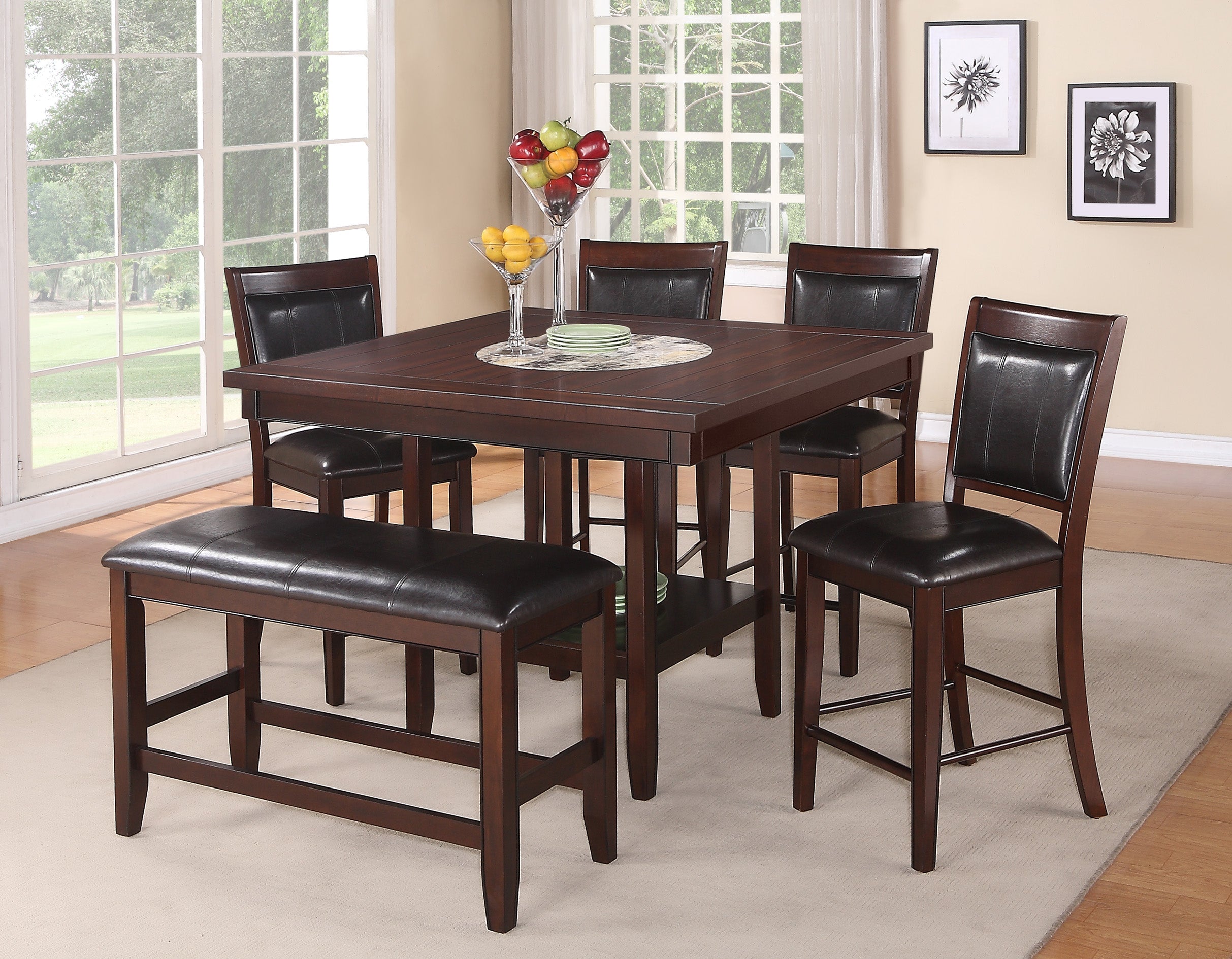 Fulton Espresso Counter Height Chair, Set of 2 - MyWaynesHome #