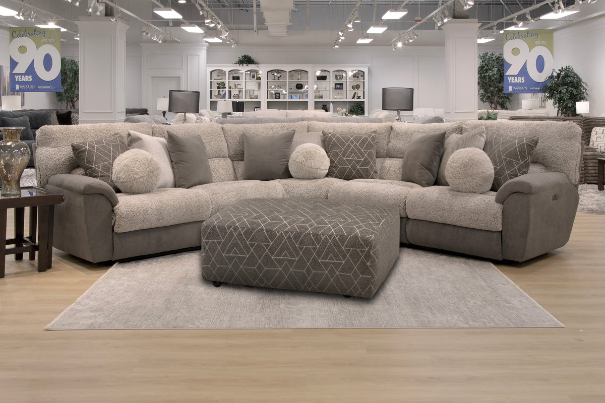 Catnapper Rendezvous 5pc Power Headrest Power Deep Seat Sectional Catnapper Rendezvous 5pc Power Headrest Power Deep Seat Sectional