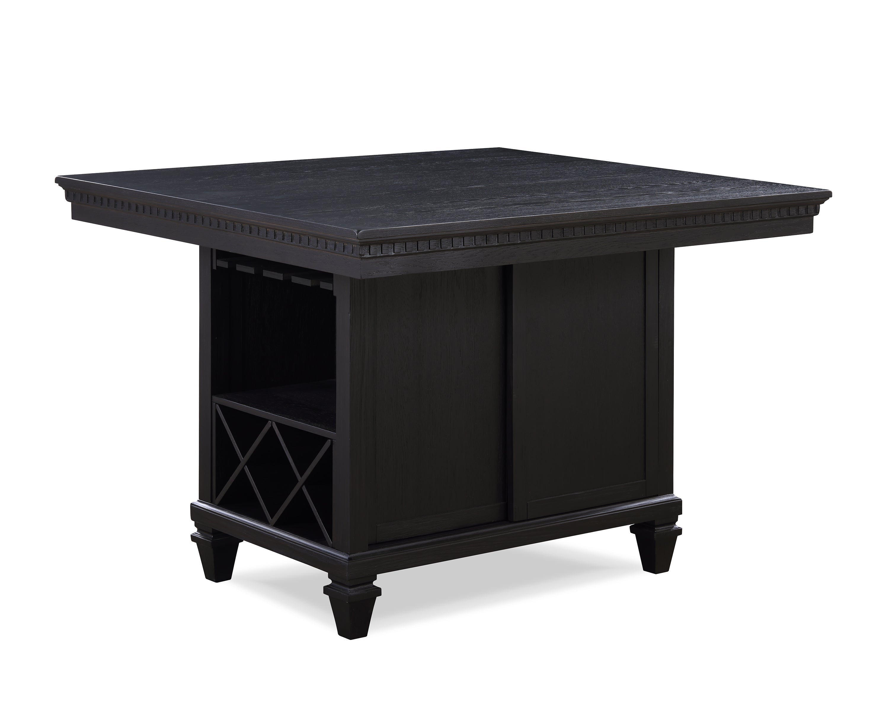 Regent Charcoal Black Counter Height Dining Set - MyWaynesHome #