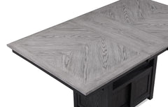Buford Charcoal Black/Light Gray Counter Height Table - MyWaynesHome #