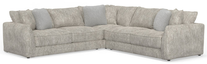 Bucktown 3 Piece Sectional Sofa -PARCHMENT - MyWaynesHome #