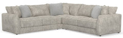 Bucktown 3 Piece Sectional Sofa -PARCHMENT - MyWaynesHome #